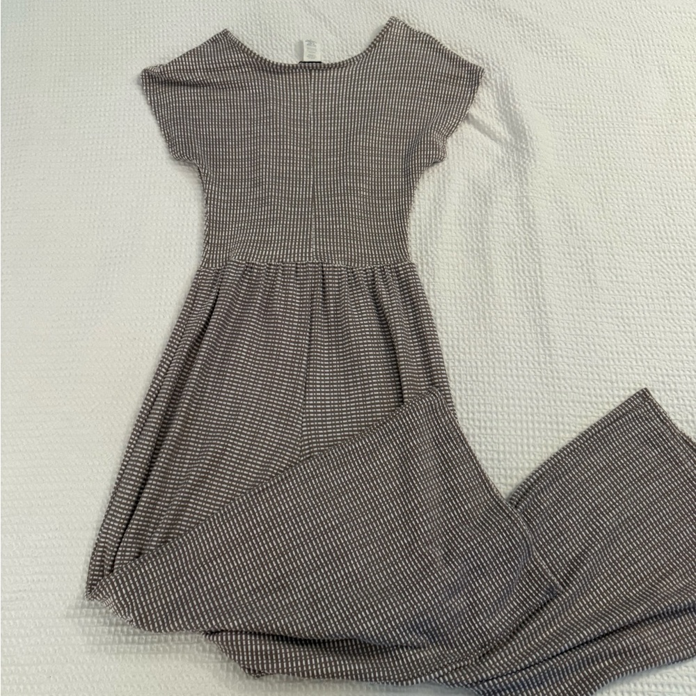Caution To The Wind Gray Ribbed Knit Jumpsuit - size small - Picture 5 of 8